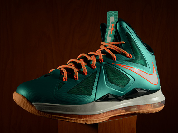 green and orange lebrons