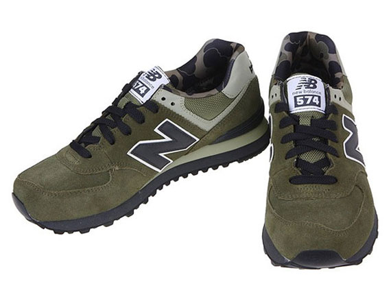 Camouflage new balance clearance 574