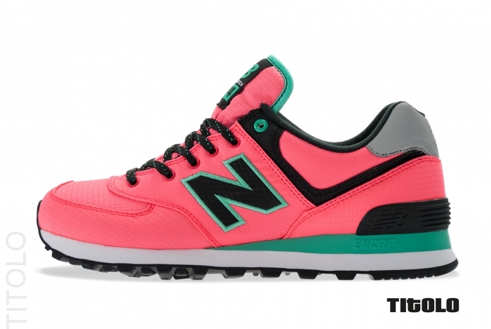 New Balance 574 Windbreaker Pink 1