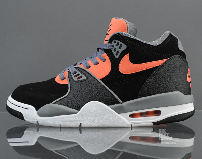 Nike Air Flight 89 Black Bright Citrus Cool Grey 007