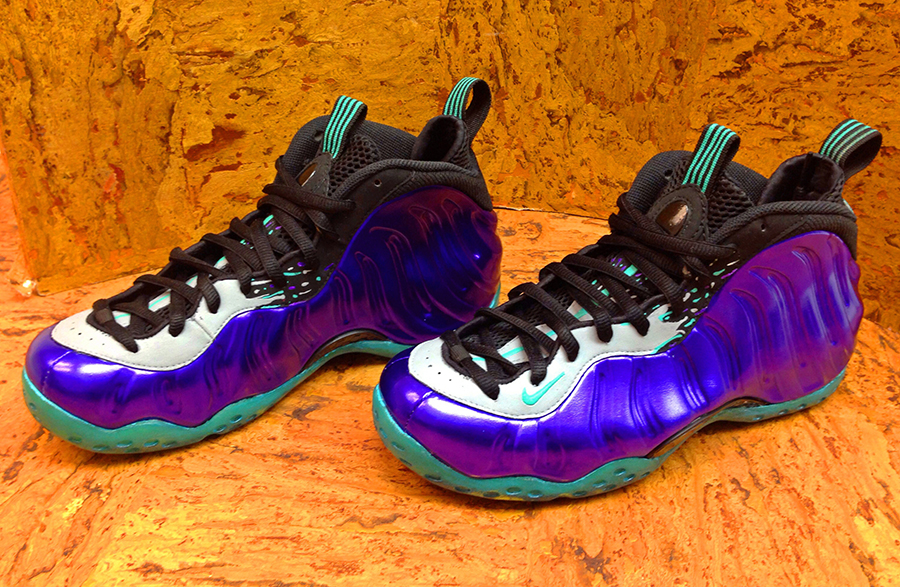 Nike Air Foamposite One Grape Soleswap Customs 5
