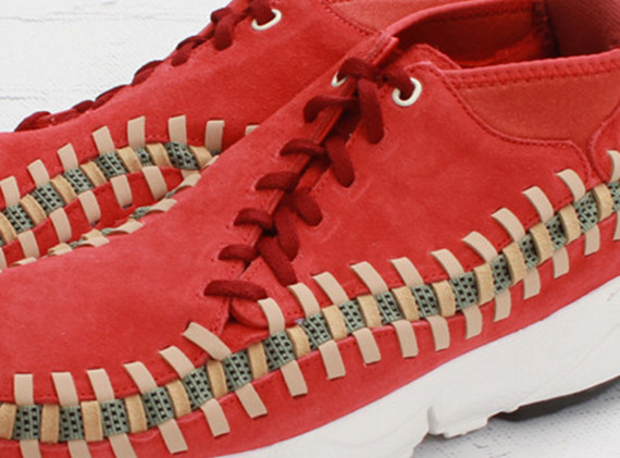 Nike Air Footscape Woven Chukka Knit "Red Reef" - Available