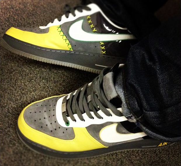 oregon duck air force ones