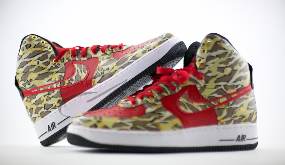 Nike Air Force 1 High Multi Camo Customs 01