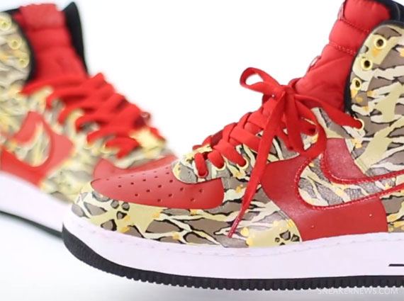 Nike Air Force 1 High "Multi-Camo" Customs by El Cappy