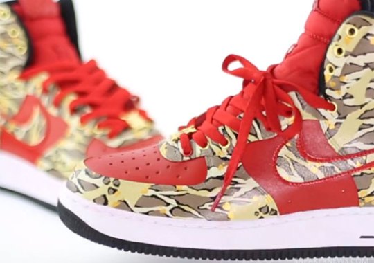 Nike Air Force 1 High “Multi-Camo” Customs by El Cappy
