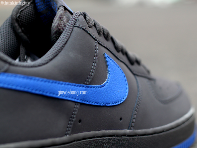 Nike Air Force 1 Low - Dark Grey - Royal Blue - SneakerNews.com