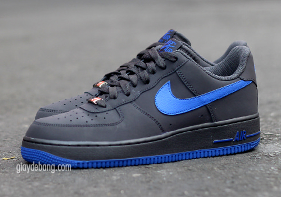 Nike Air Force 1 Low – Dark Grey – Royal Blue