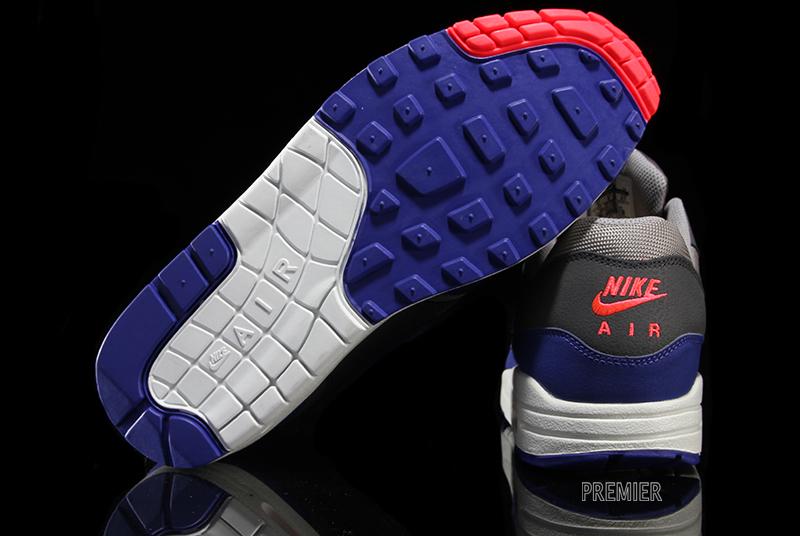 Nike Air Max 1 Medium Grey Ultramarine Dark Grey Solar Red 2