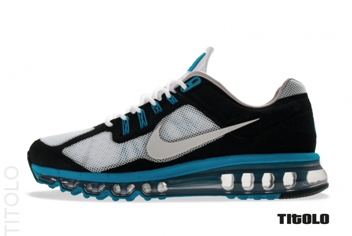 Nike Air Max 2013 Ext Black White Laser Blue 1