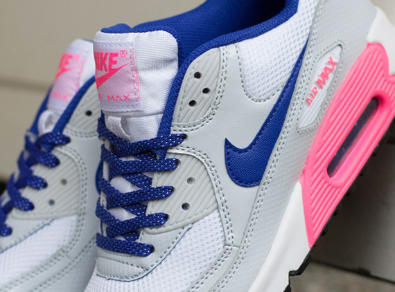 nike air max 90 pink blue white- OFF 68 