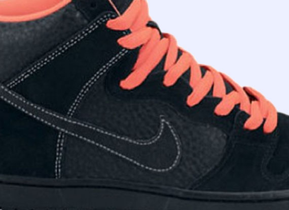 Nike Dunk High Black Infrared Holiday 2013
