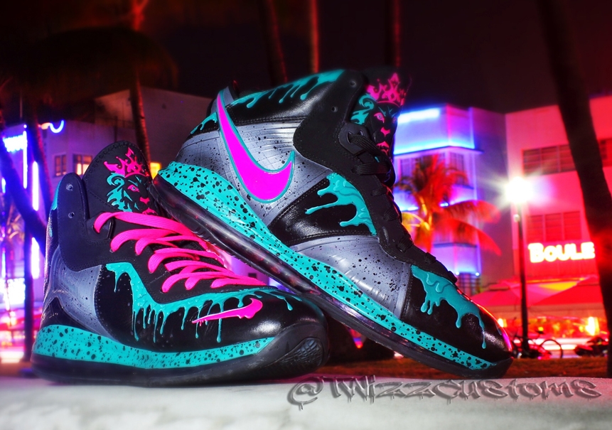 Nike Lebron South Beach 8 5 Customs 04