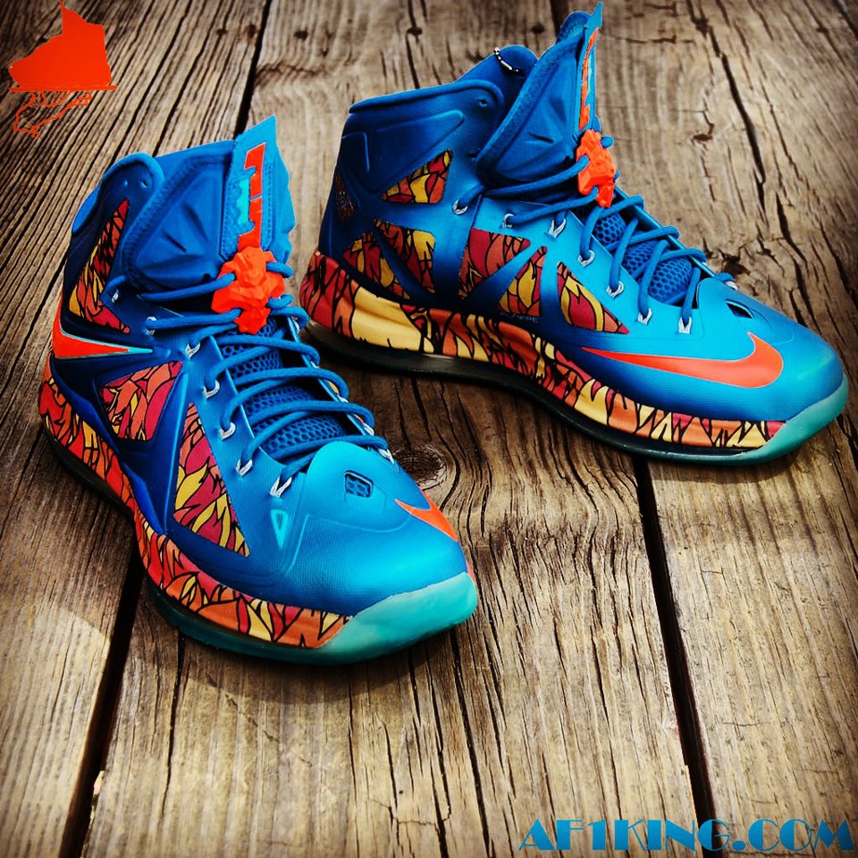 Nike Lebron X China Customs Gourmet Kickz 02