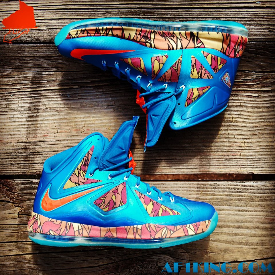 Nike Lebron X China Customs Gourmet Kickz 10