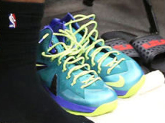 Nike Lebron X Elite Teal Purple Volt 02