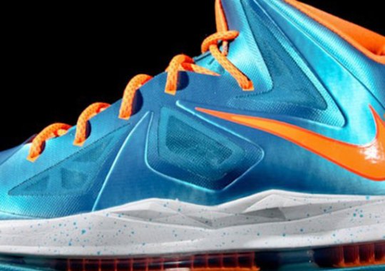Nike LeBron X GS – Turquoise – Bright Citrus – Windchill