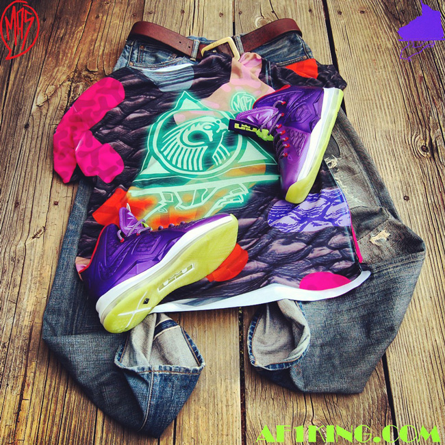 Nike Lebron X Kobe Cheeta Yeezy 2 Customs 10