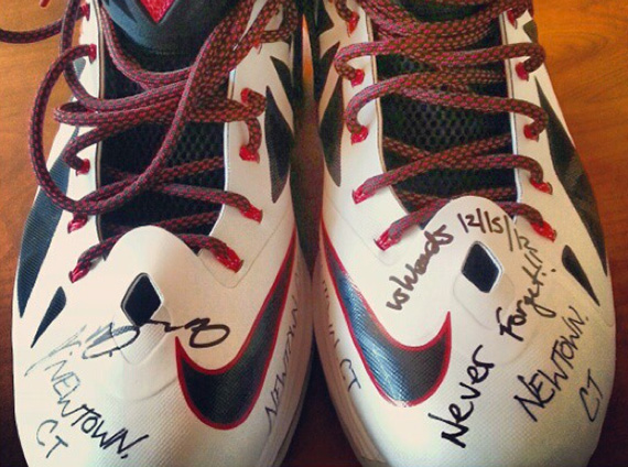 LeBron James Family Foundation to Auction Game-Worn Sneakers for Newtown Victims