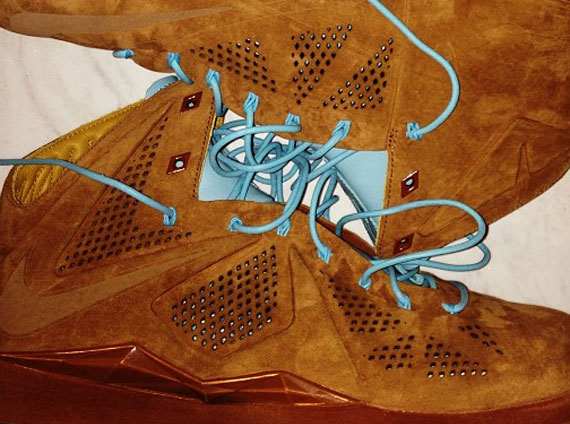 Nike LeBron X "Suede"
