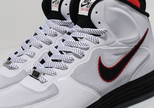 Nike Lunar Force 1 Mid – White – Black – University Red