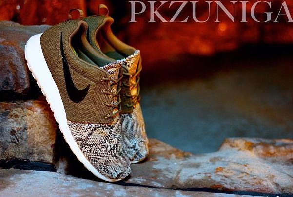 Nike Roshe Run Snakeskin Customs 01