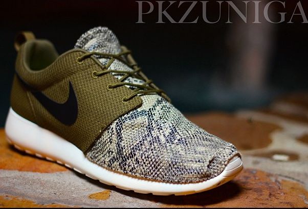 Nike Roshe Run Snakeskin Customs 06
