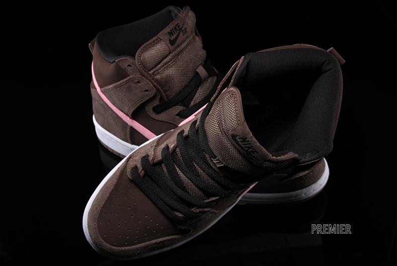 Nike Sb Dunk High Pro Smoke Baroque Brown Ion Pink 6