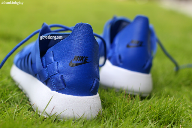 Nike Wmns Roshe Run Woven Royal Blue White 3
