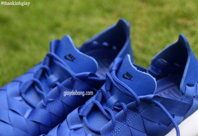 Nike Wmns Roshe Run Woven Royal Blue White 5