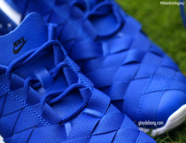 Nike Wmns Roshe Run Woven Royal Blue White 6