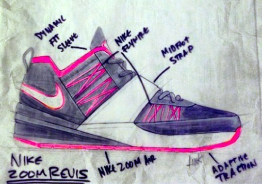Nike Zoom Revis Design Sketches