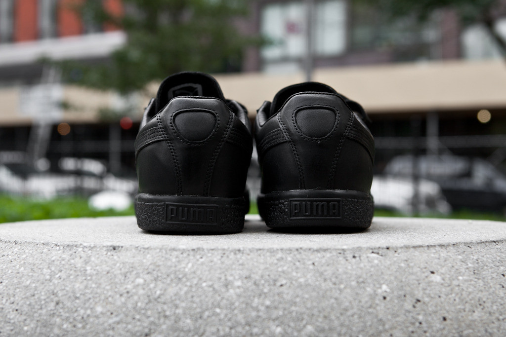 Puma Clyde Luxe Black 5