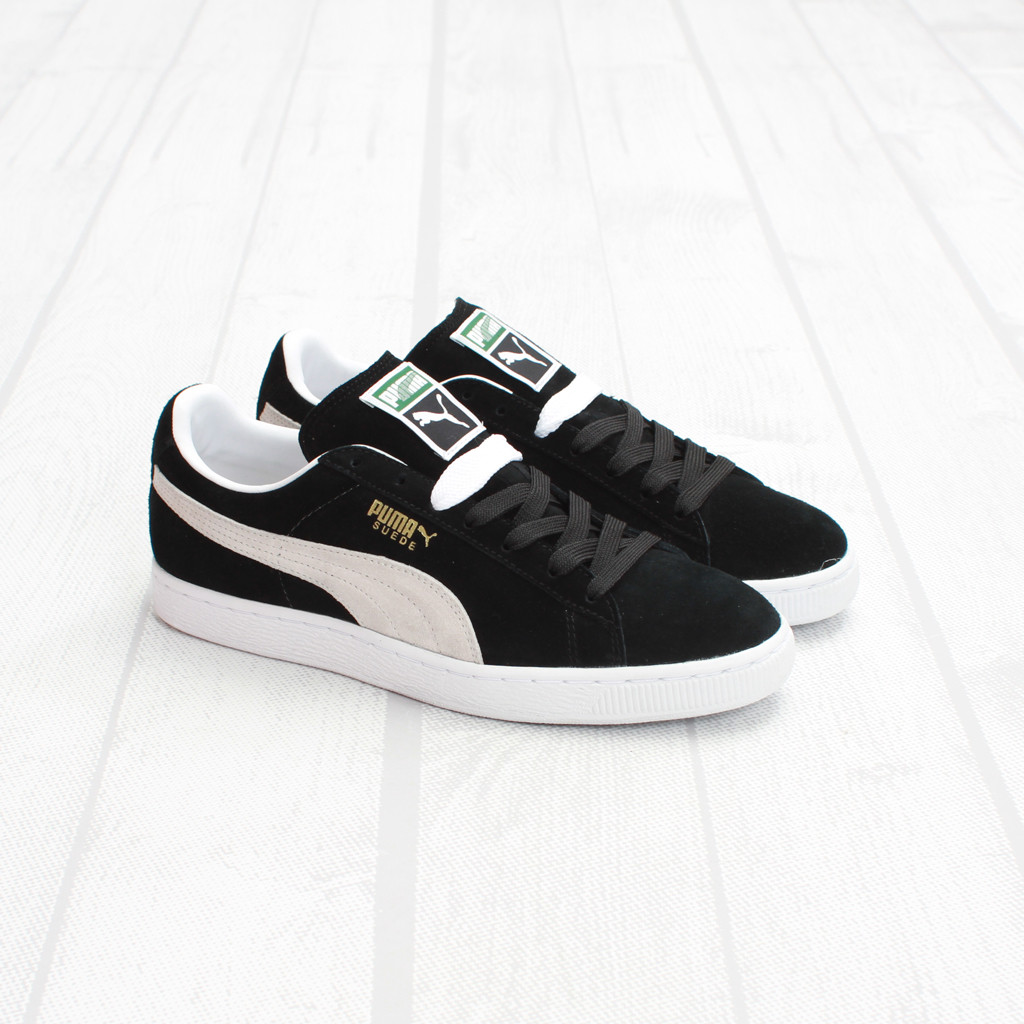 Puma Suede Classic Plus Black White 01