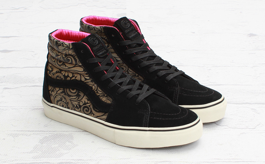 Vans syndicate x concepts shop combat zone sk8-hi pro