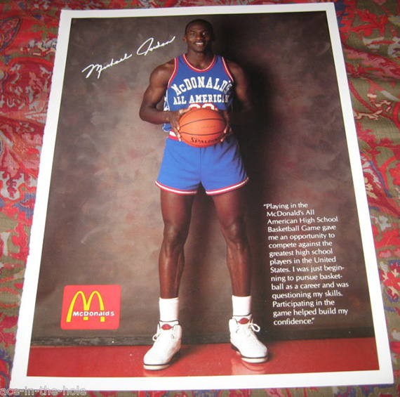 Vintage Michael Jordan Ad Posters 4