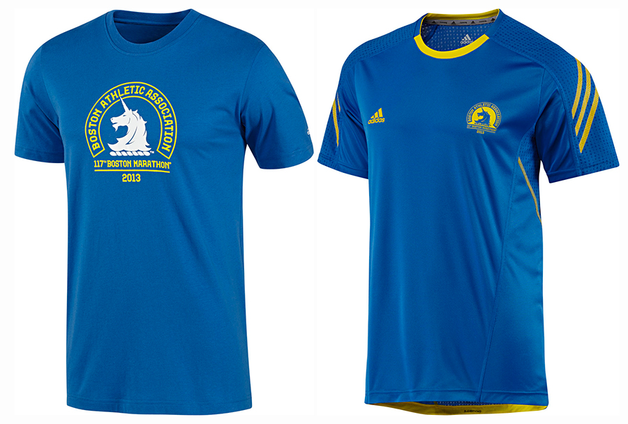 Adidas Boston Marathon Shirts Men