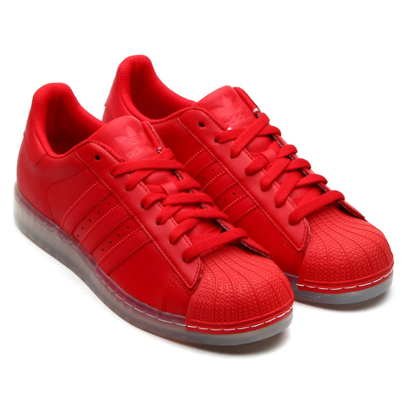 Adidas Originals Superstar Clear Vivid Red 2