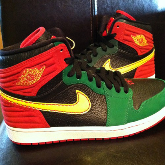 black red and yellow jordan 1