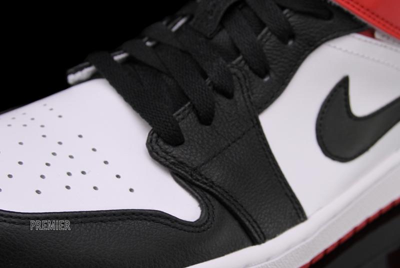 air jordan 1 strap low black toe