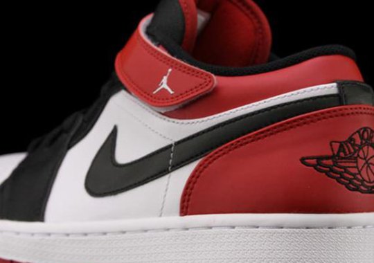 Air Jordan 1 Strap Low “Black Toe”