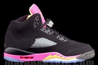 Air Jordan V Gs Bright Citrus Fusion Pink Gs