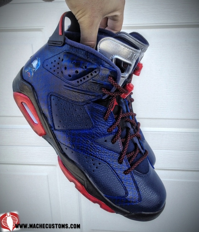 Air Jordan Vi Cobra Commander Customs By Mache 01
