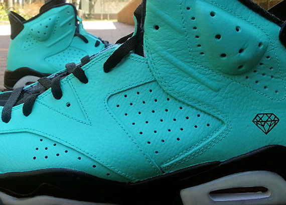 Air Jordan VI "Tiffany" Customs by Ecentrik Artistry