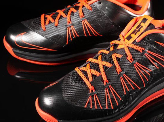 Nike Air Max LeBron X Low – Black – Orange