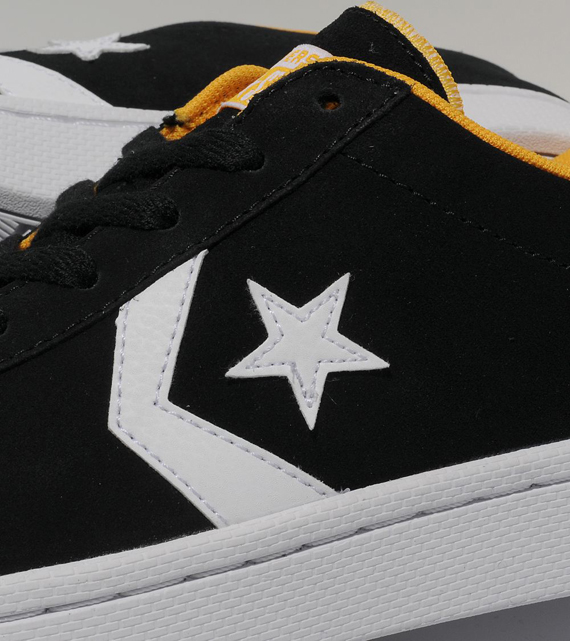 Converse Pro Leather Blk Yel 3