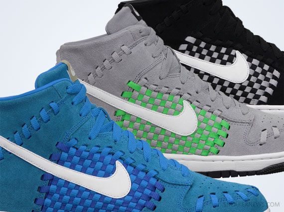 Nike Dunk High Woven - April 2013 Colorways