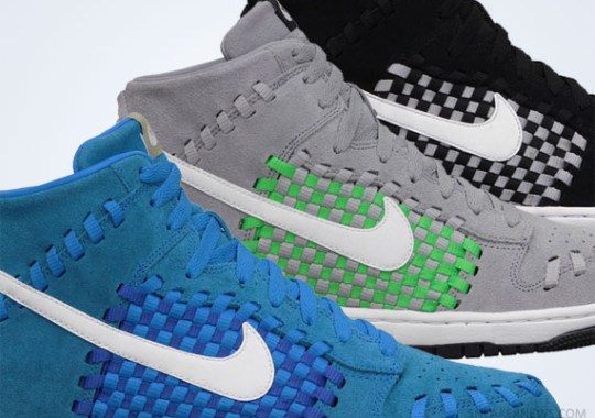 Nike Dunk High Woven – April 2013 Colorways