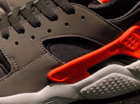 Grey Orange Air Huarache 3