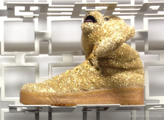 Jeremy Scott Adidas Originals Bear Gold Glitter
